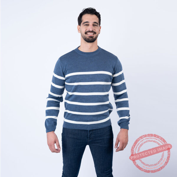 Lee Cooper Pull Blanc MAILLE-04 LCH2512 Homme