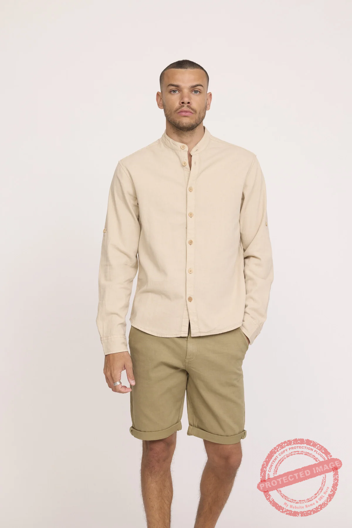 Short-NARO-Olive-foncee