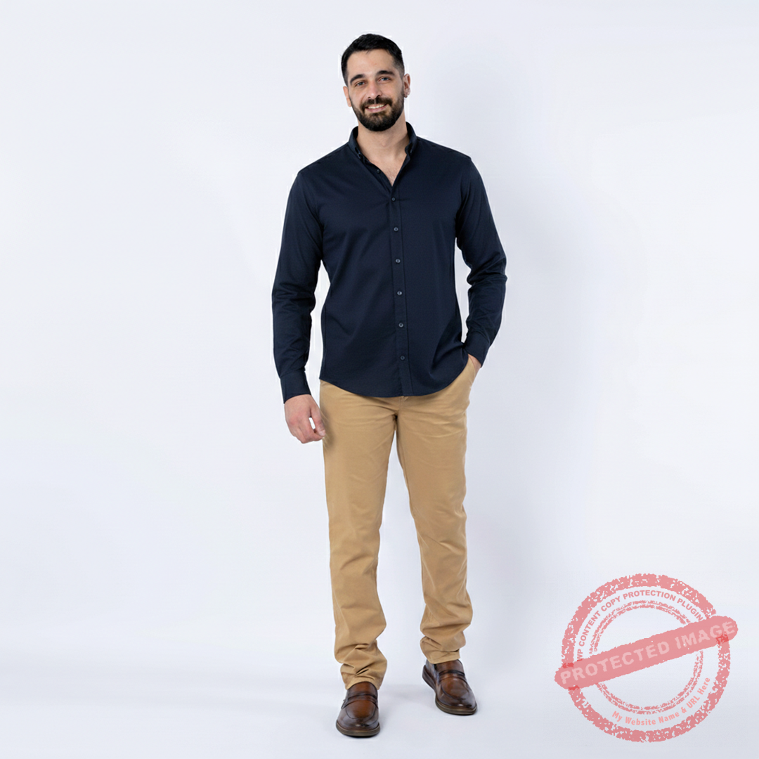 Lee Cooper Chemise Toile-52 Torin Homme Ml Nat.