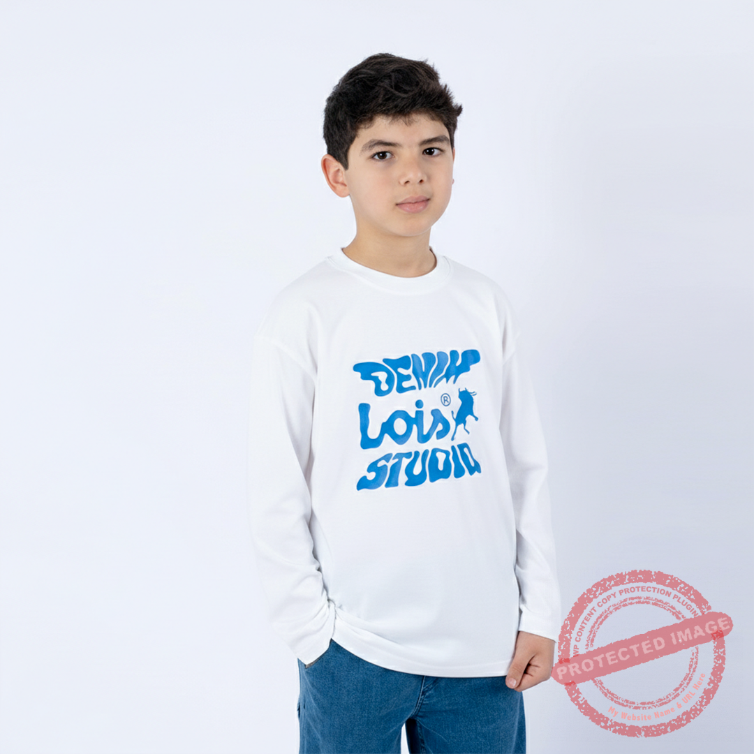 Lois Pull Maille-01 Gold Enf Nat Garçon.