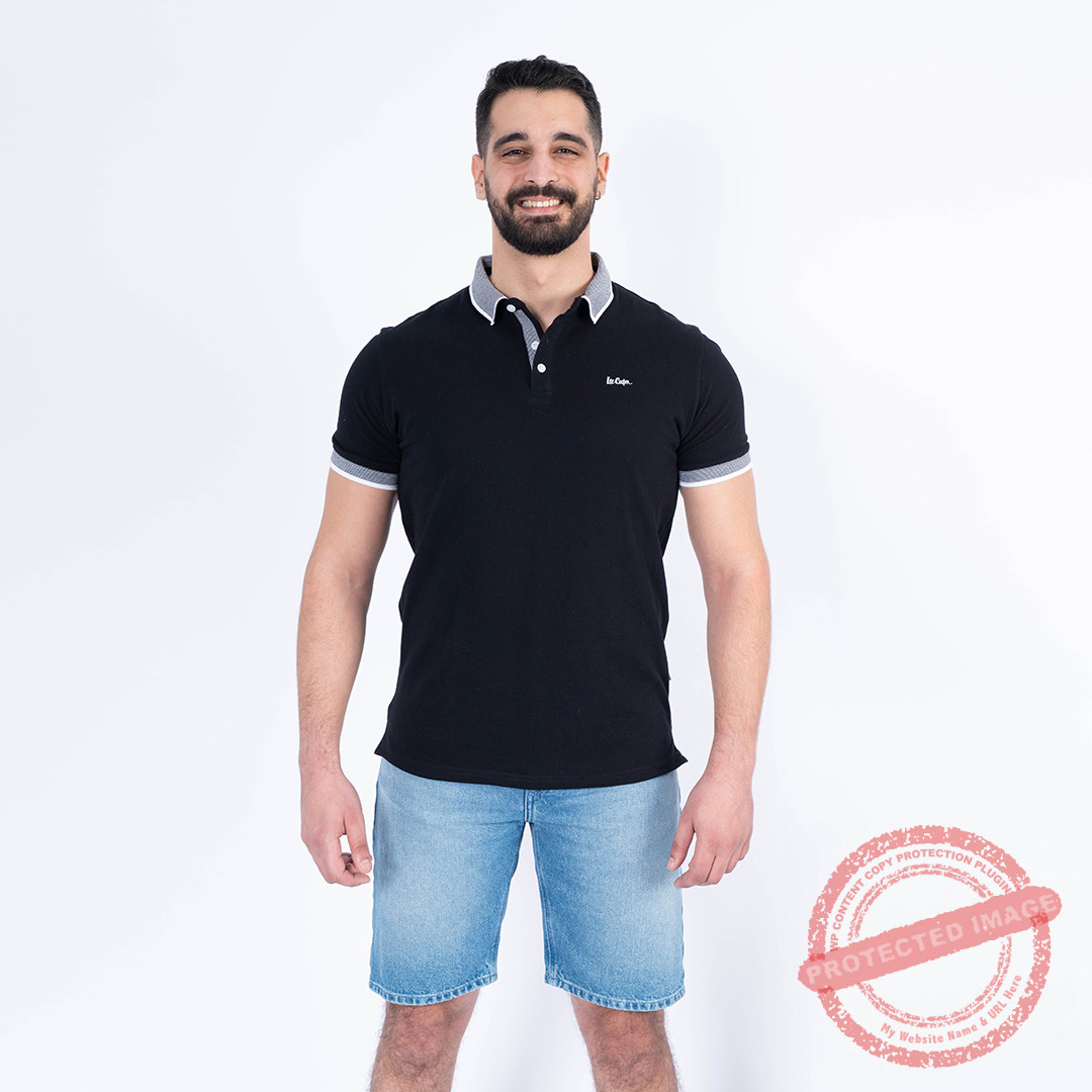 Lee Cooper Polo Maille-01 Adrian Homme-Tx Nat.