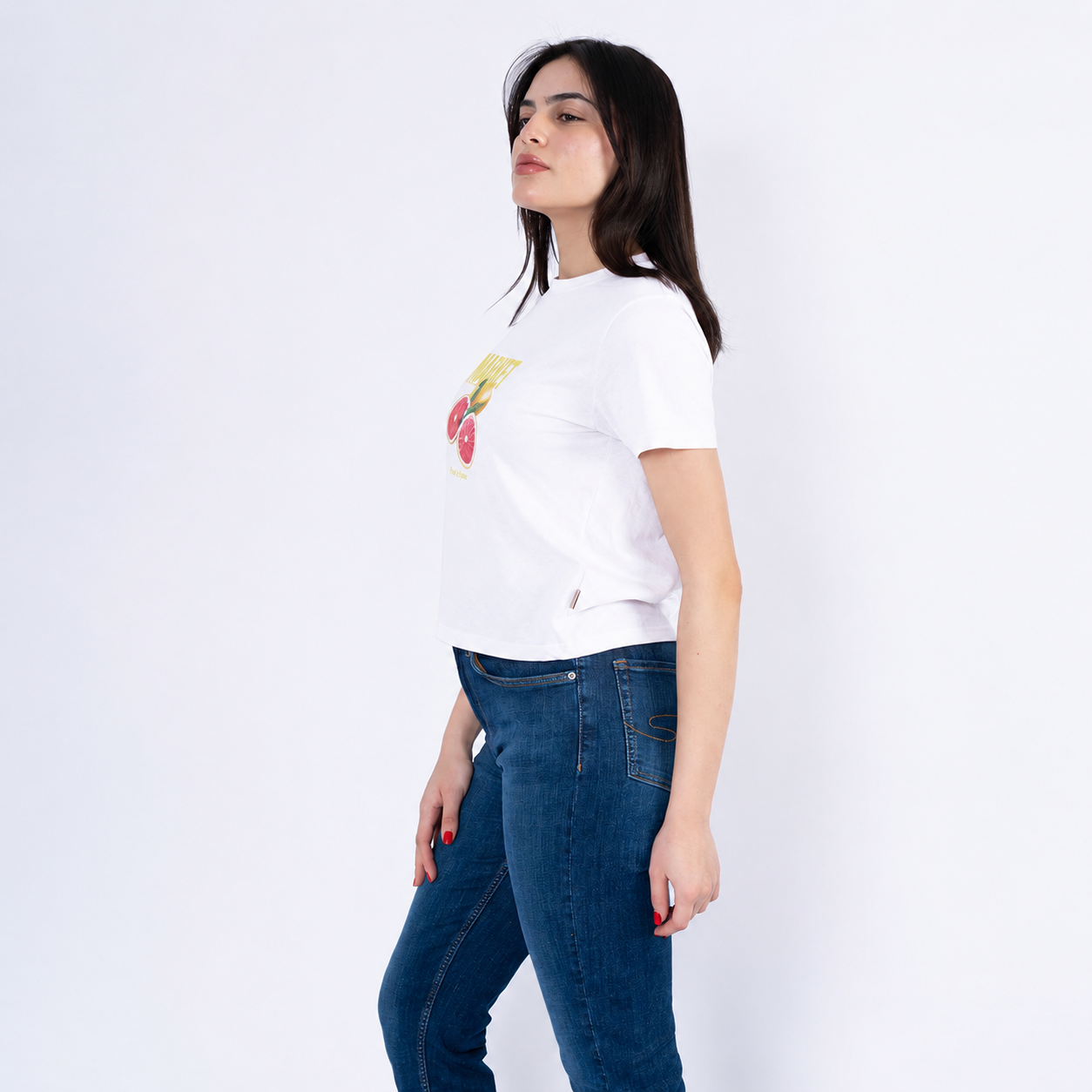 Lee Cooper T-Shirt Maille-01 Market Femme Nat.